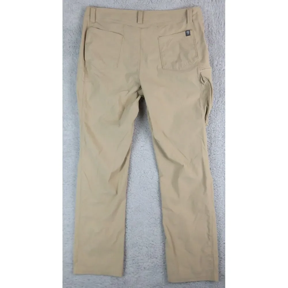 Mens The North Face‎ Brown Cargo Pants Size 36x31 Hiking Outdoors Fishing Casual